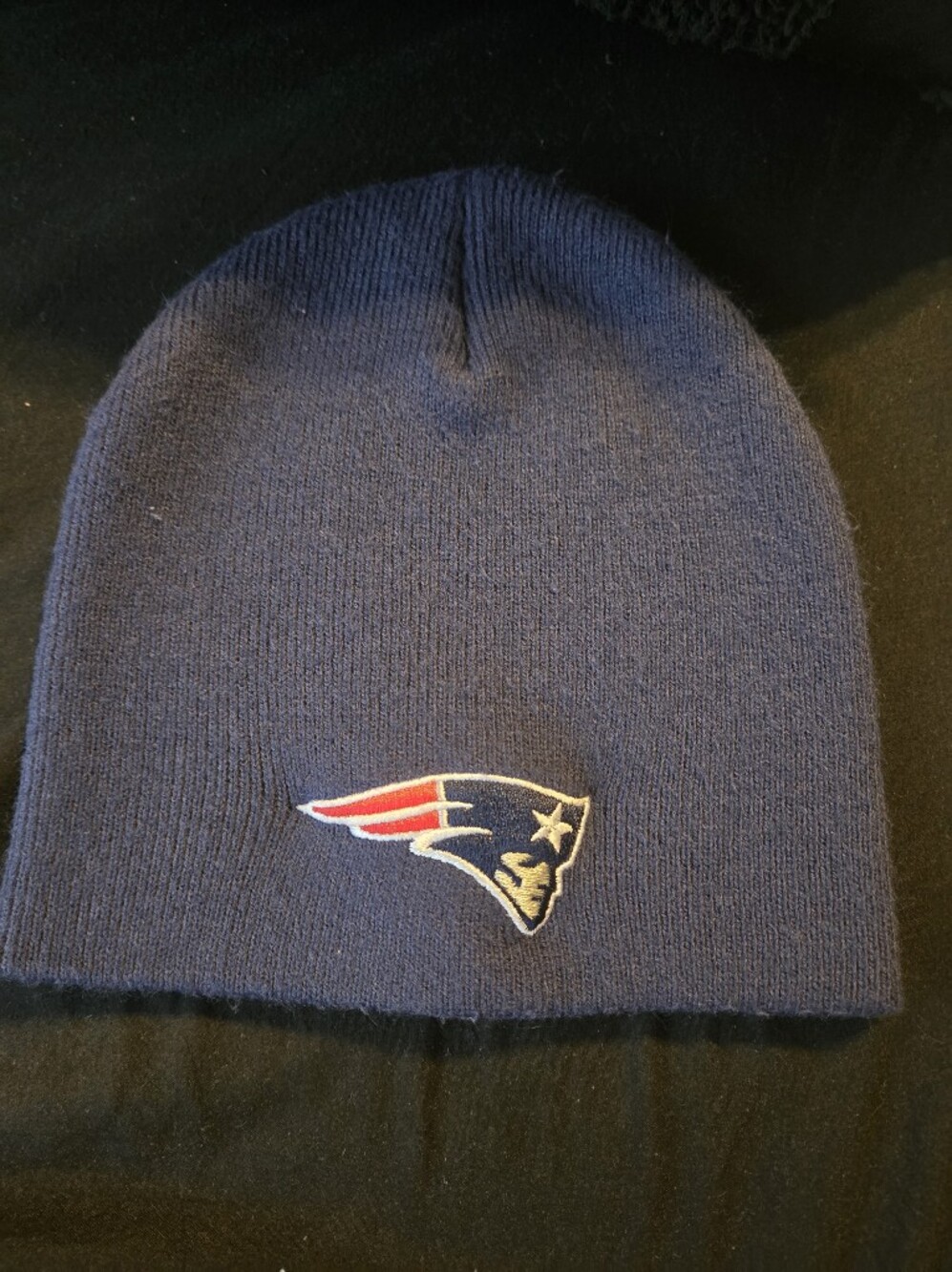 NFL New England Patriots Reebok Beanie Navy Blue OSFA Vintage